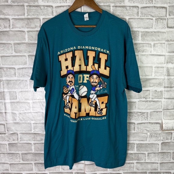 Arizona Diamondbacks Hall Of Fame Game Day Promo Crew Neck T-Shirt Mens XL - Picture 1 of 6